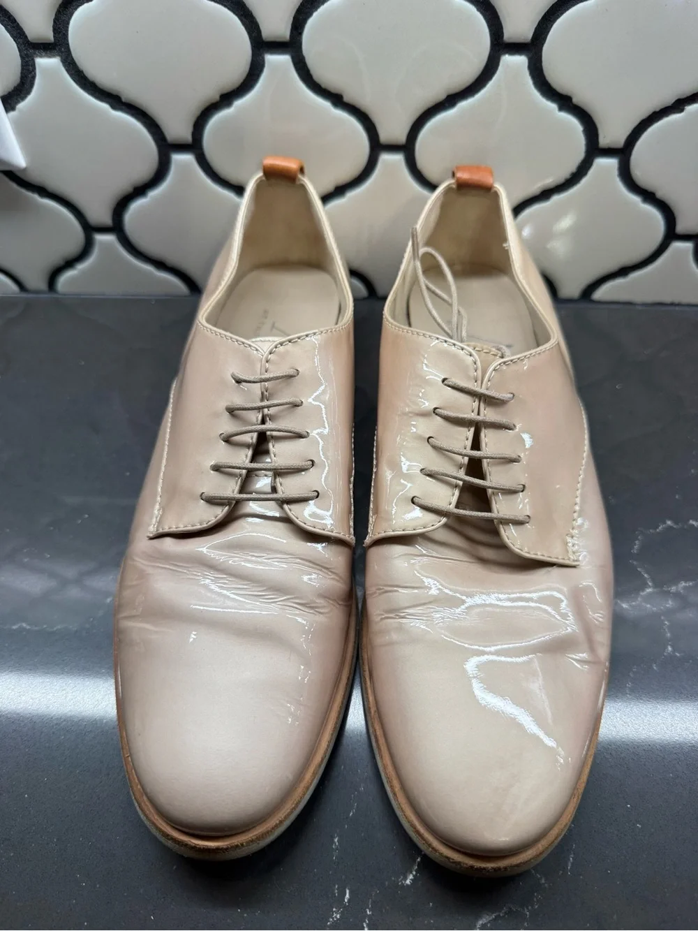 Women’s AGL Patent Leather Oxfords